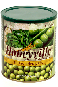 Honeyville Freeze Dried Peas LARGE CAN