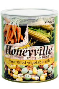 Honeyville Freeze Dried Vegetable Mix LARGE CAN
