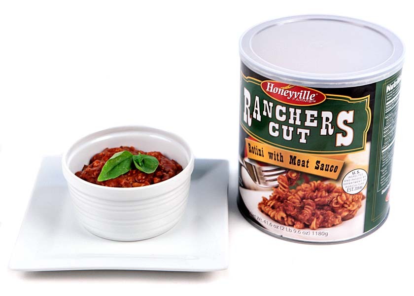 Honeyville Rotini with Meat Sauce LARGE CAN